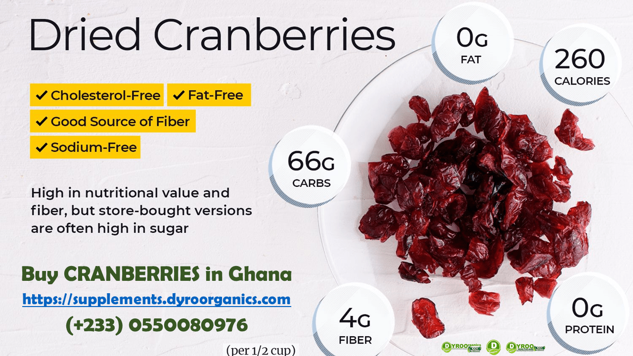 Nature's kitchen Cranberries in Ghana